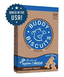 Buddy Biscuits TEENY Crunchy Treats with Bacon & Cheese - 8oz.