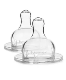 Suavinex 3 Position Pack of 2 Silicone-Variable Flow Teats