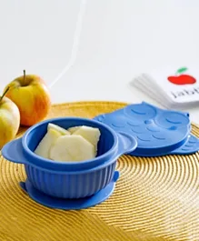 InnoGio GIO Fresh Owl Snack Bowl with Lid - Blue