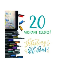 Crayola Signature Detailing Gel Pens Multicolor - Pack of 20