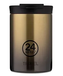 24 Bottles Double Walled Insulated Stainless Steel Travel Tumbler- 350 ml- Sky glow