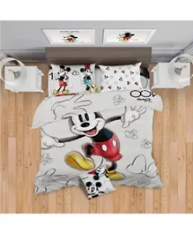 Disney Mickey & Minnie Mouse Kids Bedding Set - 4 Pieces