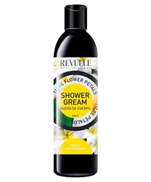 REVUELE Fruit Skin Care Tiare Flower Petals Shower Cream - 500mL