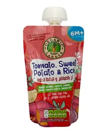 Organic Larder Tomato, Sweet Potato & Rice Puree - 120g
