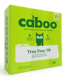Caboo Bamboo Bath Tissues Pack of 9 - 300 Sheets