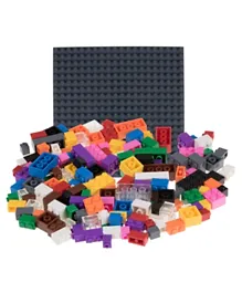 Strictly Briks Brik Set With Stackable Baseplate - 336 Piece