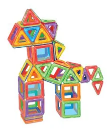 Brain Giggles Magnetic Building Blocks Set Multicolour - 88 Pieces