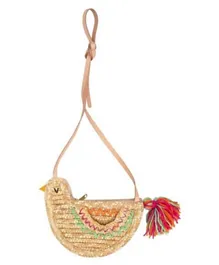 Meri Meri Bird Straw Bag- Multicolor