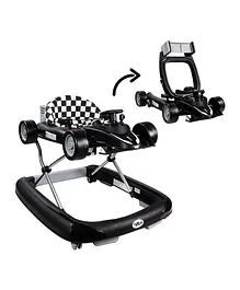 Pikkaboo 2 in 1 Formula One Deluxe Baby Walker - Black