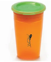 Wow Cup Orange Tumbler with Freshness Lid - 225ml