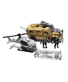 TTC Special Combat Military Helicopter + Tank Playset