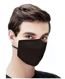 Swayam Reusable 4 Layers Outdoor Protective Face Mask Dark Brown - Pack of 1