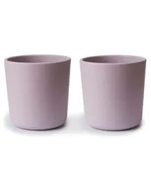 Mushie Dinnerware Cup 2-Pack - Soft Lilac