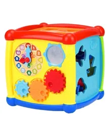 Little Angel Baby Toy Activity Cube 8 in 1 Toddler Multi Shape Play- Multicolour