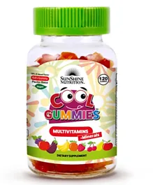 Sunshine Nutrition Cool Gummies Vegan Multivitamins - 120 Gummies