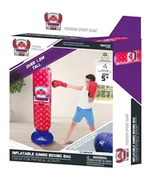 Hostful Inflatable Jumbo Boxing Bag - Red & Blue