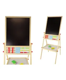 Factory Price Wooden Revolving Fluctuation Drawing Board With Drawing Accessories - 4 Pieces