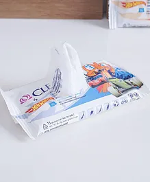 Pan Emirates Hot Wheels Wet Wipes For Junior - 15 Pieces