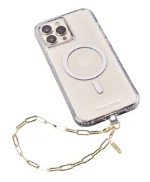 محفظة هاتف بسلسلة ضخمة من كيس-ميت - ذهبي