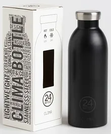 24 Bottles Clima Double Walled Insulated Stainless Steel Water Bottle Tuxedo Black - 850mL