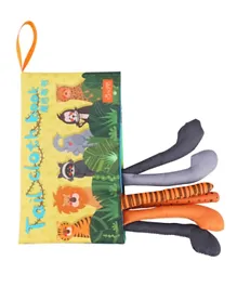Tumama Toys Animals Tail Cloth Book - Yellow