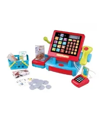 Playgo Battery Operated Touch And Count Supermarket Till - 37 Pieces