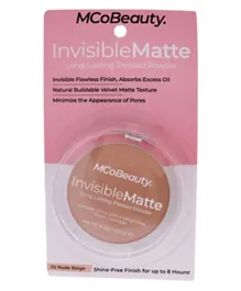 Mcobeauty Invisible Matte Long-Lasting Pressed Powder 02 Nude Beige - 0.51 Oz