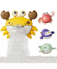 TUMAMA TOYS Kids Bubble Making Crab Toy With Bath Toy Set