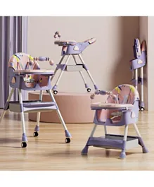 BAYBEE 4 in 1 Nora Convertible High Chair - Pink