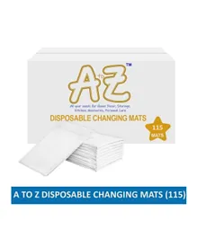 A To Z Disposable Changing Mats White -Pack Of 115