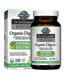 Garden of Life Dr. Formulated Enzymes Organic Digest - 90 Chewable