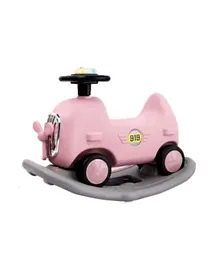 Factory Price 2 in 1 Kids Ride-On Balancing Car with Detachable Rocker - Pink