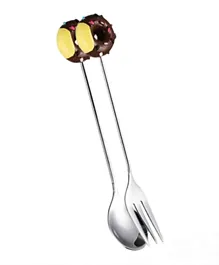 Highlands Brown Donut Teaspoon and Fork Kid's Cutlery Set - 2 Pieces
