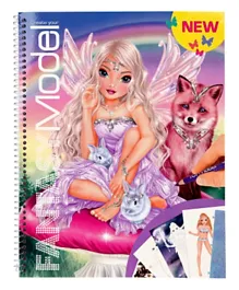 Top Model Create Your Fantasy Colouring Book - Multicolour