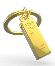 ميتالمورفوس ميدالية مفاتيح على شكل سبيكة ذهبية