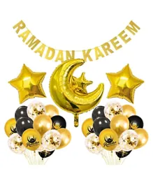 Brain Giggles Ramadan party supplies for Ramadan Kareem Decoration - Pack of 29