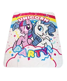 Disney Unicorn Coral Fleece Blanket for Kids Travel Blanket - Multicolour