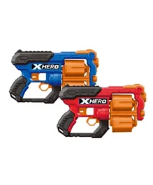 Hero Kids Firestrike Gun Pack of 2 - Red Blue