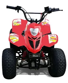 Megawheels Tornado 80 CC Power Wheels Off Road Fully Automatic ATV Quad Bike - Red