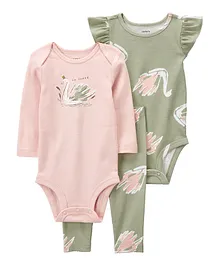 Carter's 3-Piece Swan Little Character Set - Multicolor