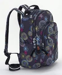 Kipling Seoul Homemade Stars Small Backpack Black - 13.7 Inches