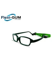 إطار نظارات الأطفال المرن فليكسي جم مع رباط - أخضر