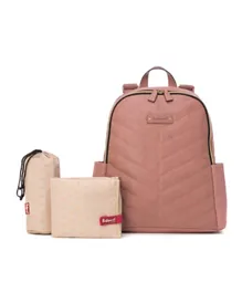 Babymel Gabby Diaper Bag Vegan Leather - Dusty Pink