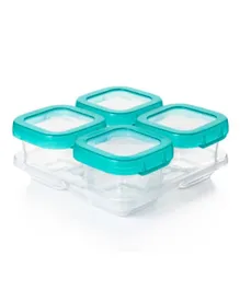 Oxo Tot Baby Blocks Freezer Storage Containers Teal - 177mL