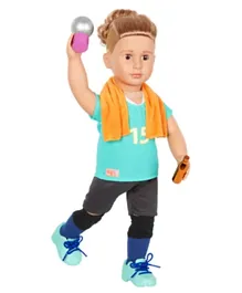 Our Generation Poseable Volleyball Player Boy Doll with Accy - Johnny