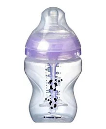 Tommee Tippee Anti-Colic Slow-Flow Baby Bottle with Unique Anti-Colic Venting System Blue - 260mL