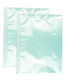 SADAF A4 Transparent Sheet Protectors, 80 Micron, 11-Hole, High Quality, User-Friendly, 10 Years+ Durability - Pack of 100
