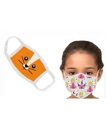 Swayam Reversible Reusable Cloth Face Mask Pack of 2 - Multicolour