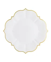 Boxfetti Lunch Paper Plates White - Pack of 8