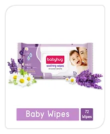 Babyhug Soothing Lavender & Chamomile Wipes - 72 Pieces